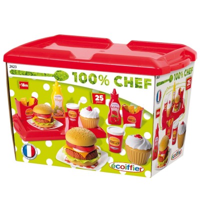 Cuisine 100% chef : hamburger  Ecoiffier    901053